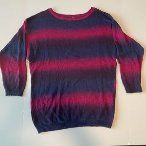H&M Ombré purple and magenta sweater